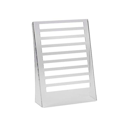 Hängendes Kartendisplay aus transparentem Acryl