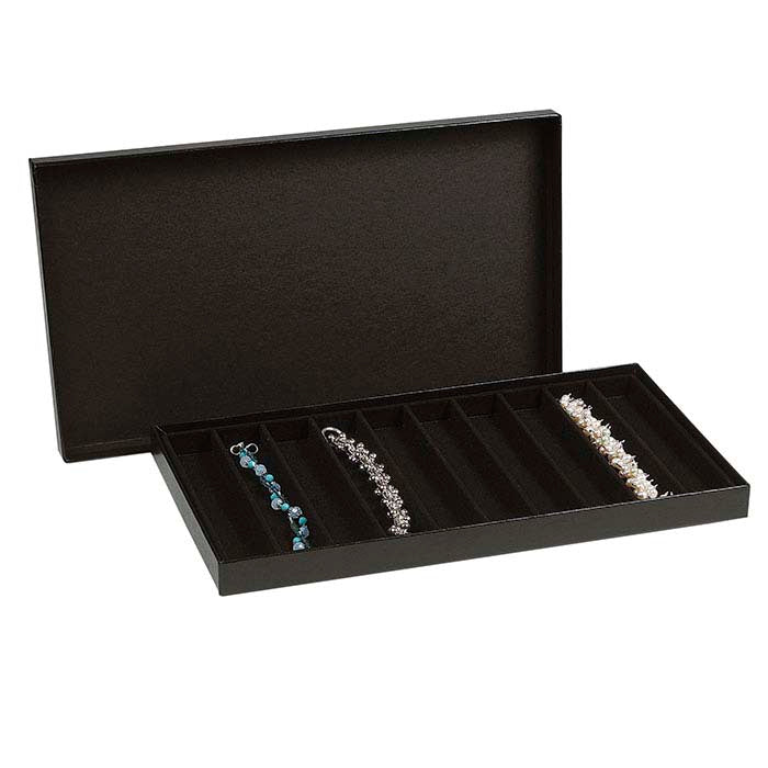 Black Economy Full-Size Tray with Lid