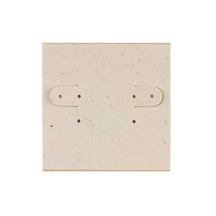 Oatmeal Paper-Covered Plastic Hanging Earring Card