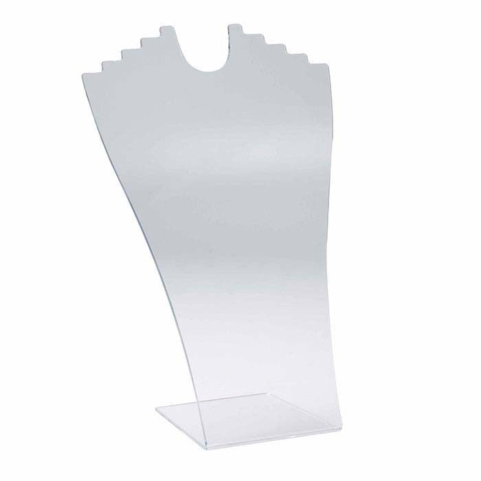 Clear Acrylic Stepped Necklace Display