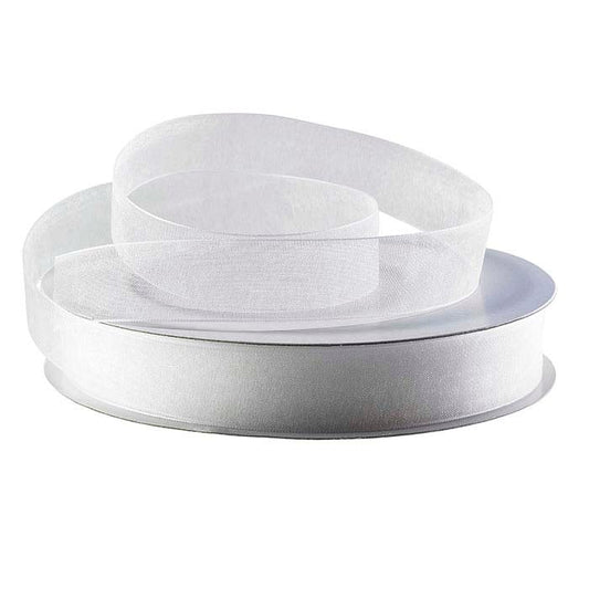 White Organza Sheer Ribbon