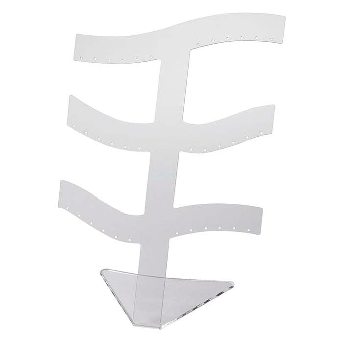 Espositore per Orecchini a Forma di Albero in Acrilico Trasparente