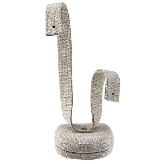 Natural Linen Earring Display