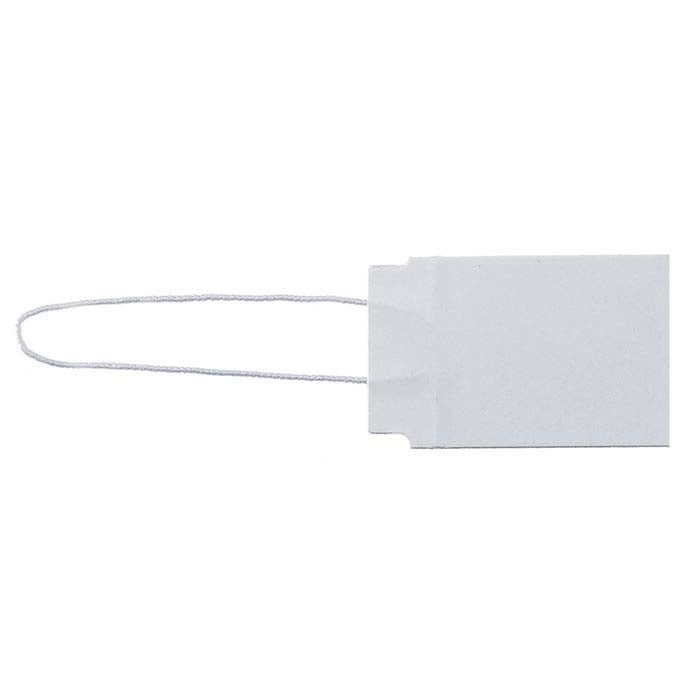 White Elastic String Tag