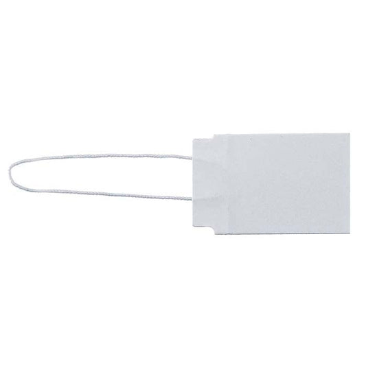 White Elastic String Tag