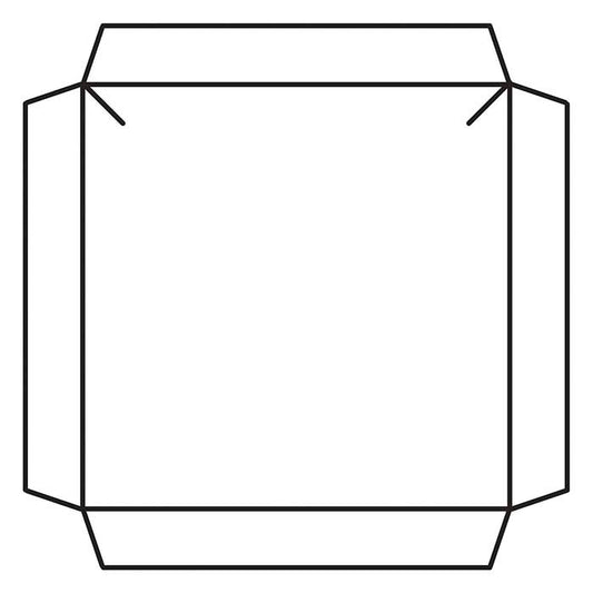 Velour-Flocked 88.9mm x 88.9mm Cardboard Gift Box Insert