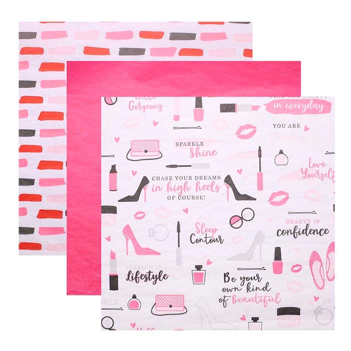 Retail Therapy Patterned Tissue Paper Assortment, 200 Sheets