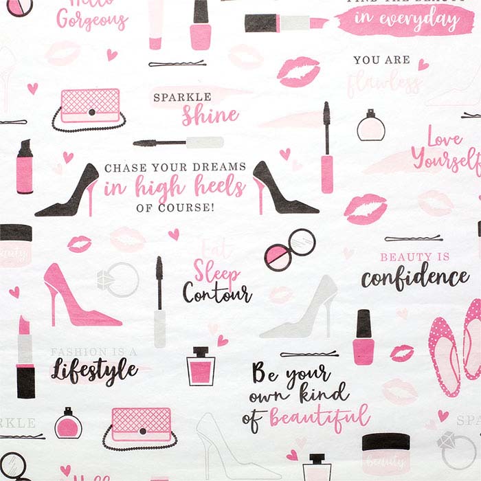 Retail Therapy Patterned Tissue Paper Assortment, 200 Sheets