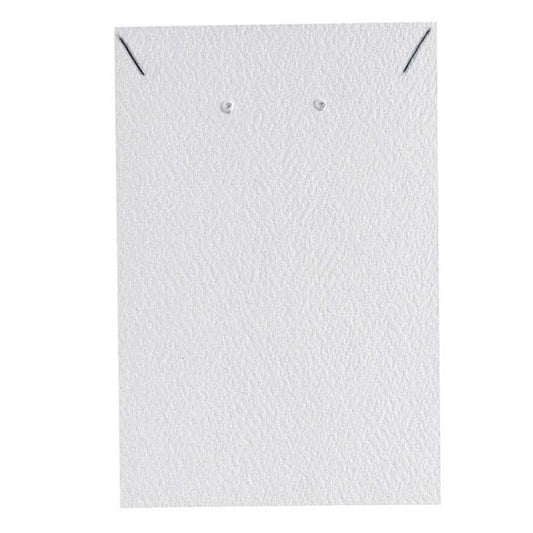 ホワイトペンダントおよびイヤリングプレゼンテーションカードインサート