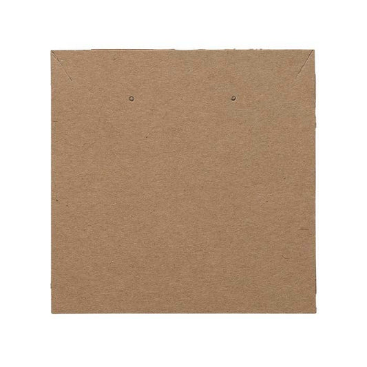 Kraft Pendant and Earring Presentation Card Insert