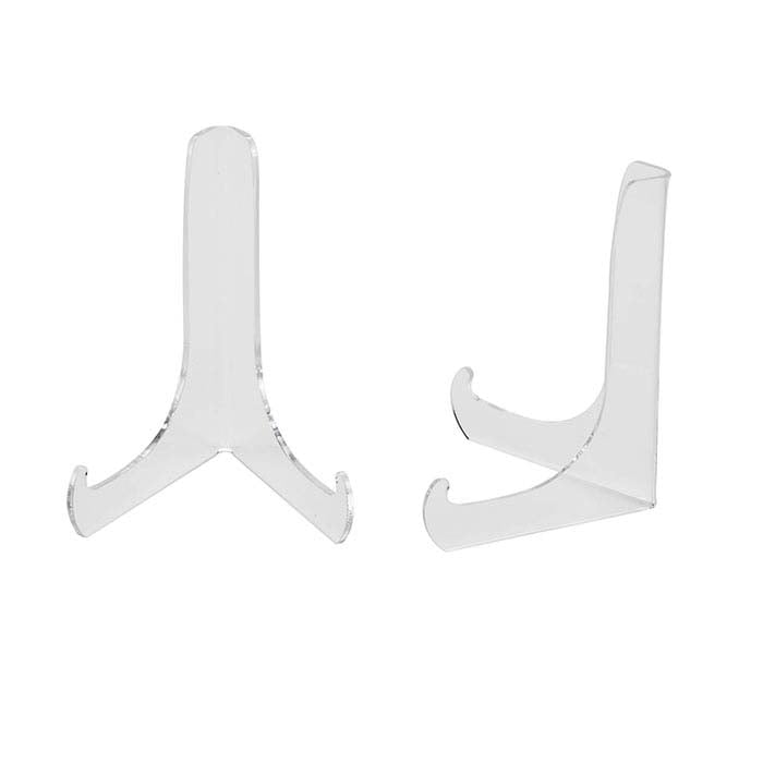 Clear Acrylic One-Piece Easel Display