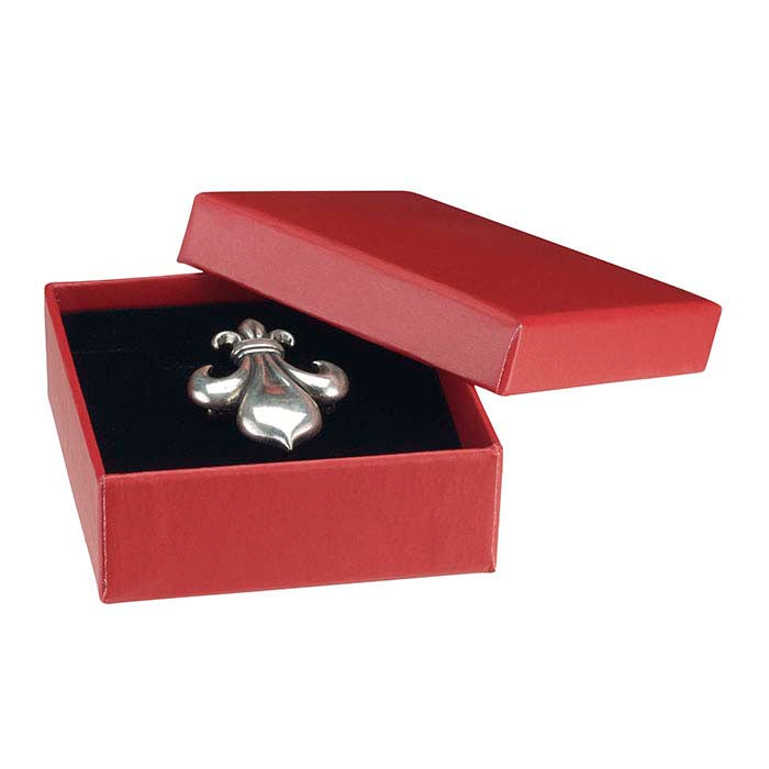 Soft Touch Red Pendant or Earring Gift Box