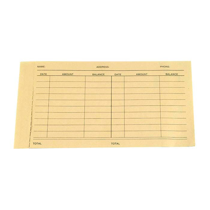 Layaway Ticket, Unnumbered