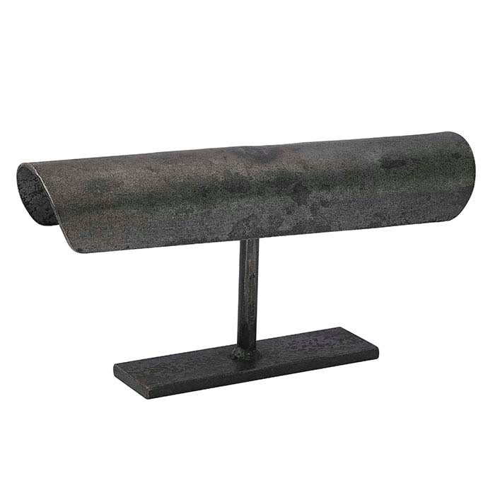 Artisan Metal Half-Round Bar Bracelet Display