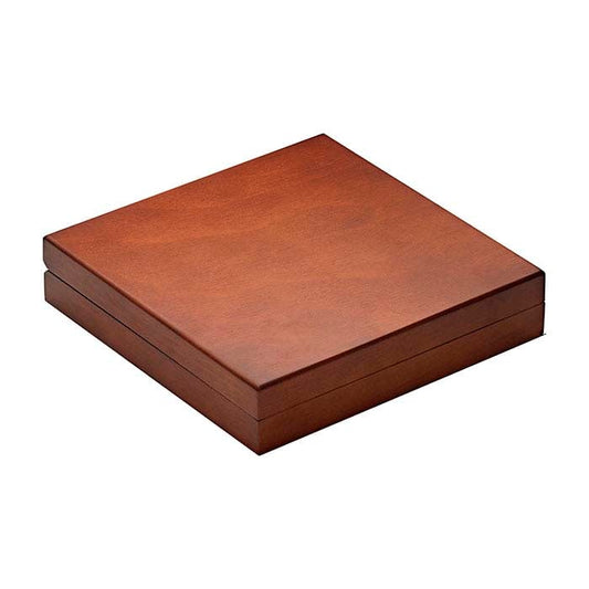 Brown Matte Hardwood Necklace Gift Box