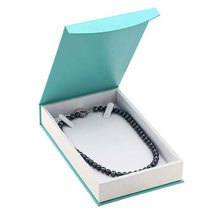 Teal Blue Necklace Gift Box