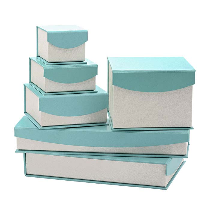 Teal Blue Necklace Gift Box