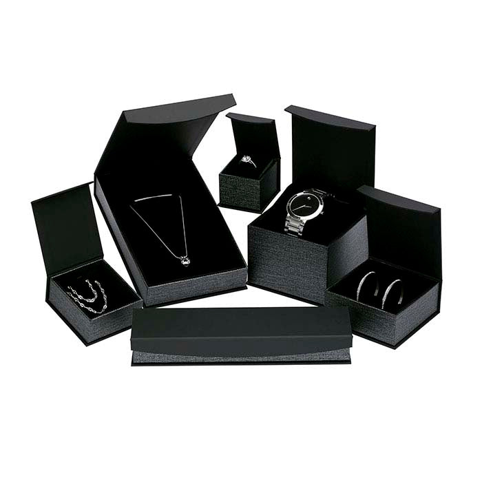 "Silver Night" Metallic & Black Combination Gift Box