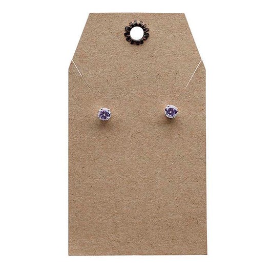 Kraft Combination Jewelry Card