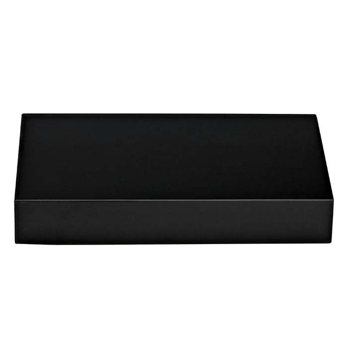 Glanzend Zwart Plastic Rechthoekig Blok Display