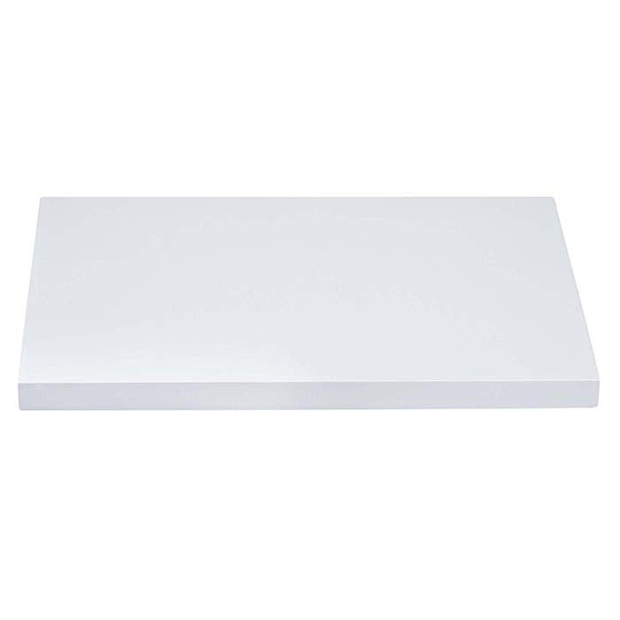 Glossy White Rectangle Riser Display