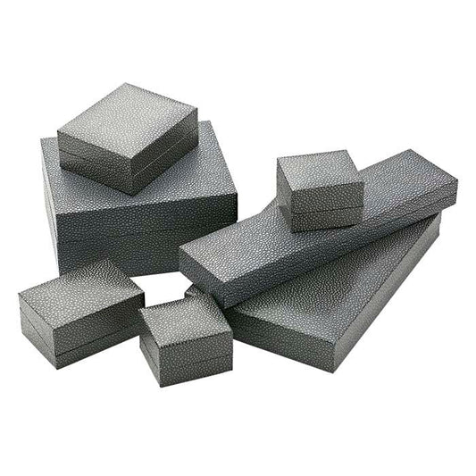 Stringray Textured Double Ring Gift Box