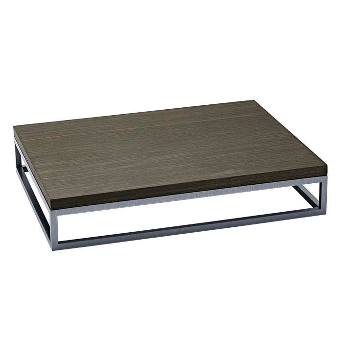 Steel 254.0mm x 203.2mm x 38.1mm Frame with Changeable "Ebony" Riser Insert