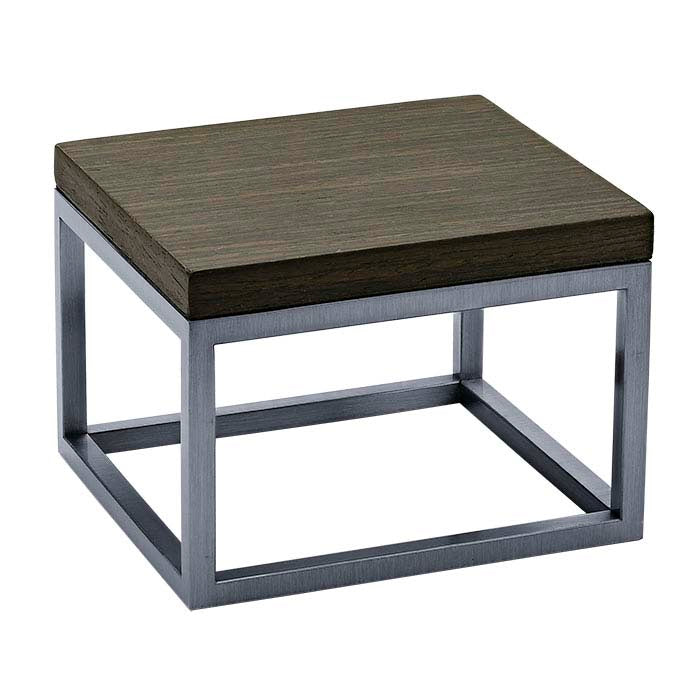 Steel 101.6mm x 101.6mm x 63.5mm Frame with Changeable "Ebony" Riser Insert