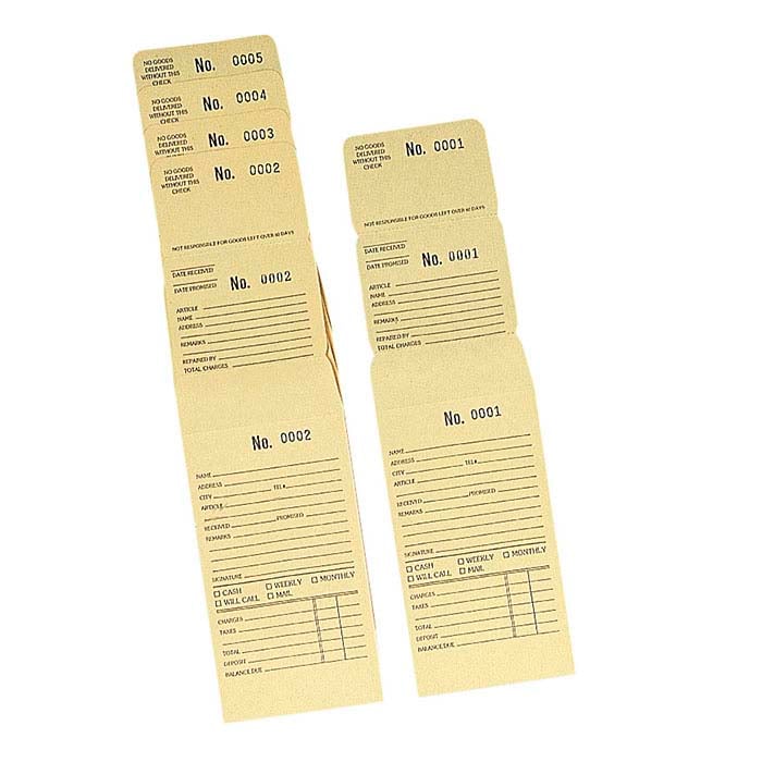 Buff Printed and Numbered Repair Envelopes, #2001-#3000