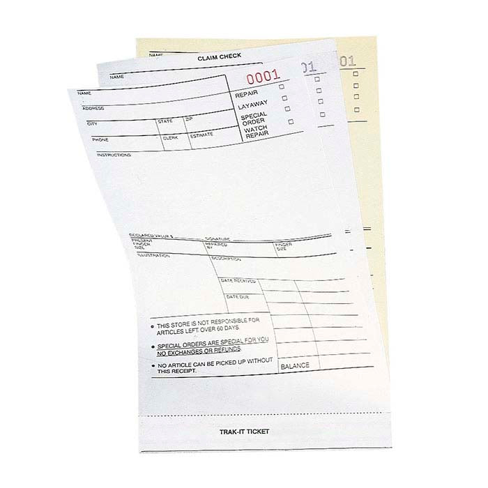 Trak-It Ticket®, 1500 Quantity