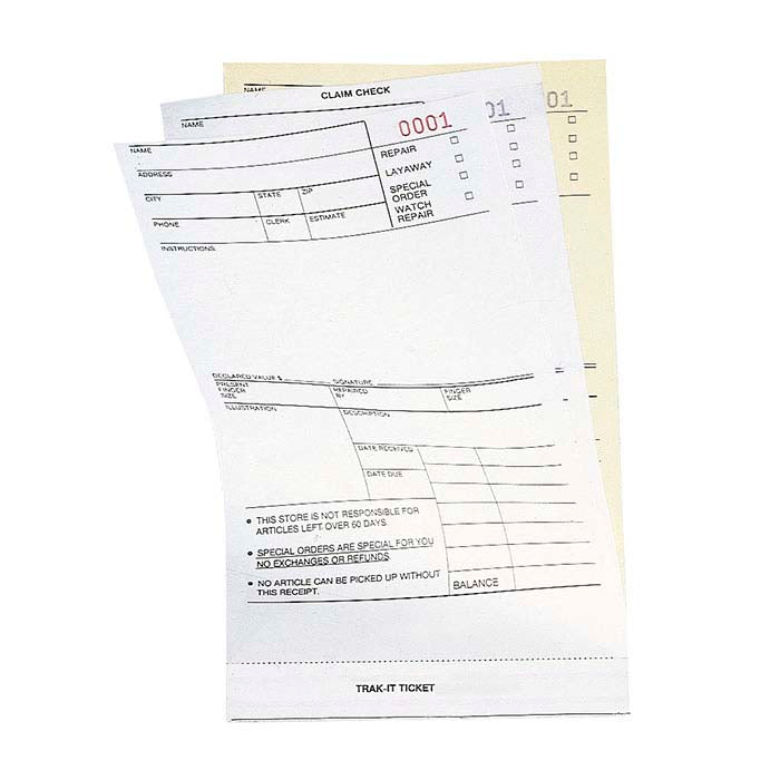 Trak-It Ticket®, 1500 Quantity