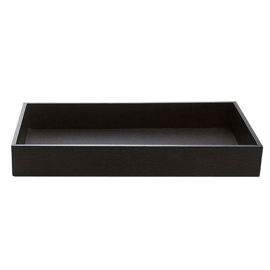 Black Textured-Paper Full-Size Tray