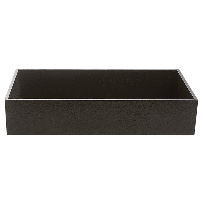 Black Textured-Paper Full-Size Tray