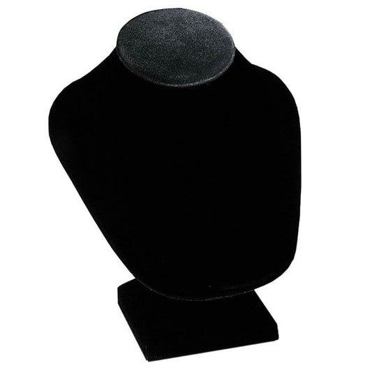 תצוגת חזה לצווארון קטיפה שחורה