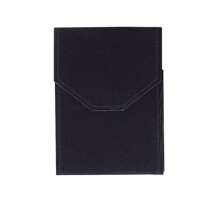 Black Velveteen Large Necklace Folder