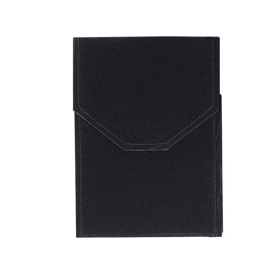 Black Velveteen Large Necklace Folder