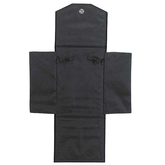 Black Velveteen Large Necklace Folder