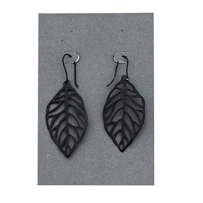 Wrought Iron Vertical Pierced or Clip Earring Card