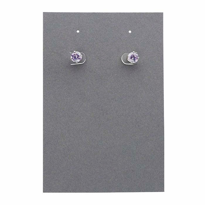 Wrought Iron Vertical Pierced or Clip Earring Card