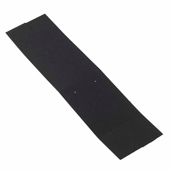 Black Textured Paper Earring Tent Card