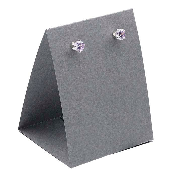 Wrought Iron Textured Paper Earring Tent Card