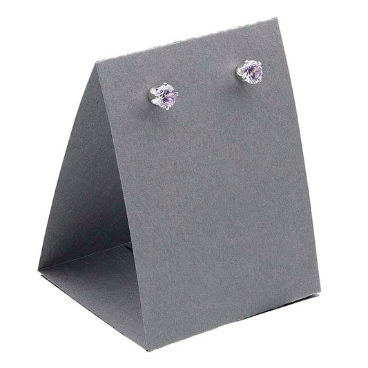 Wrought Iron Textured Paper Earring Tent Card