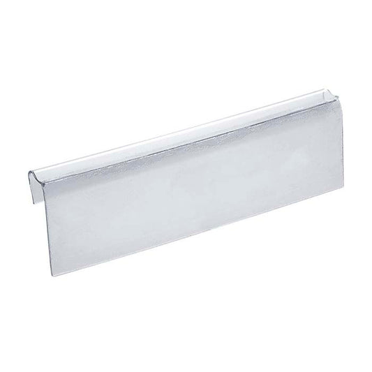 クリアプラスチック 50.8mm x 12.7mm 接着剤付きジュエリーカードアダプター