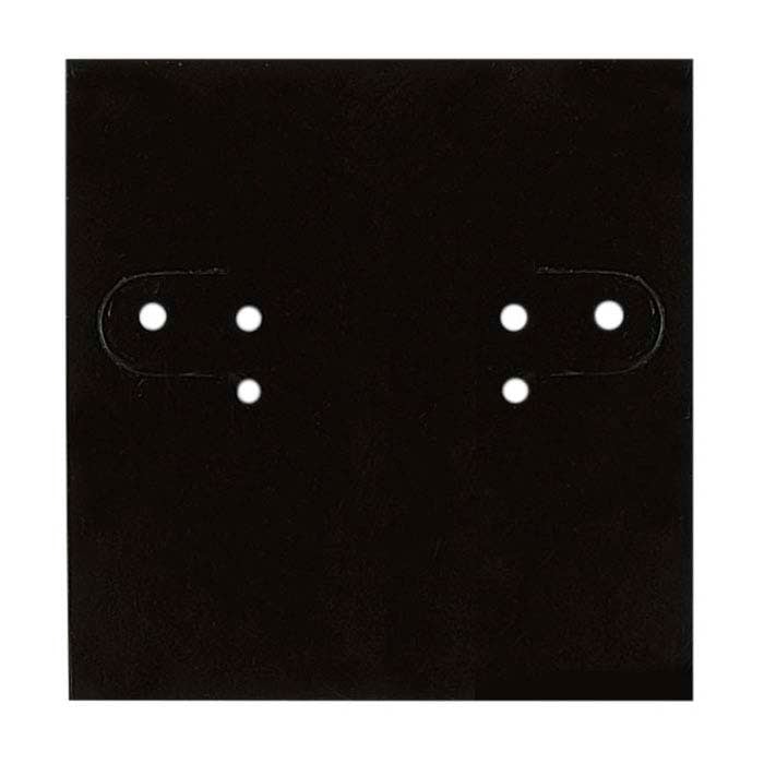 Black Plastic Hanging Earring Card