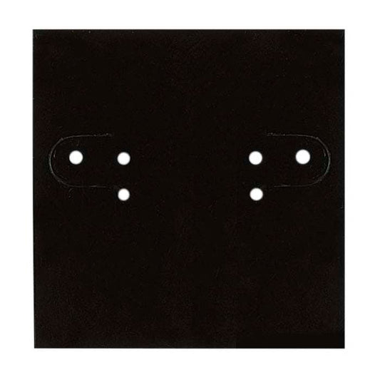 Black Plastic Hanging Earring Card