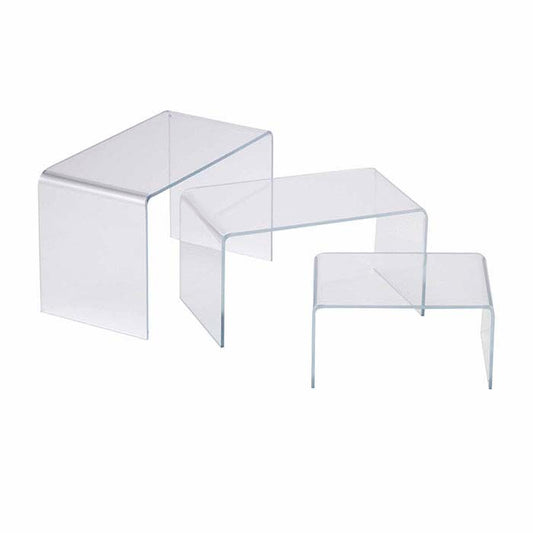 Clear Acrylic Tall Riser Display Set