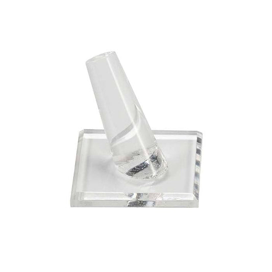 Акриловая подставка для демонстрации колец на пальцах