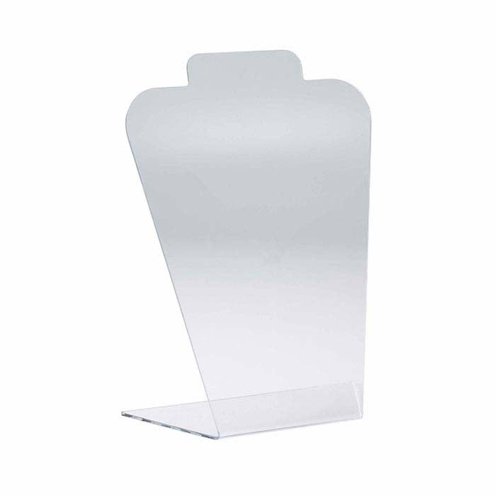 תצוגת שרשרת קונטור אקרילית שקופה