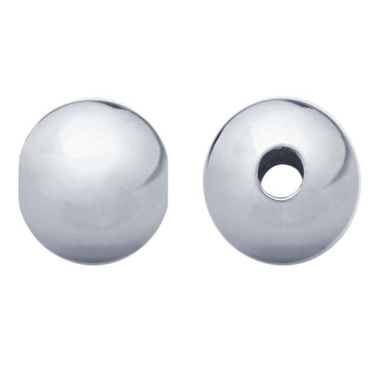 Sterling Silver Round Seamless Bead