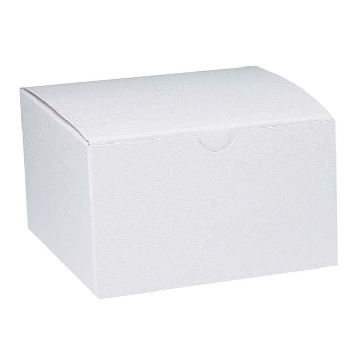 Ready-Fold White Cardboard Box for Gift, Storage, Packaging
